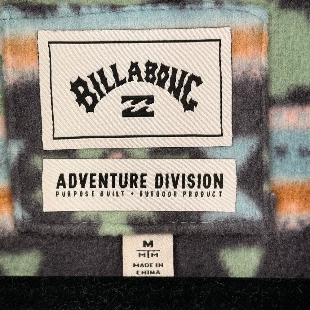 Billabong A/Div Boundary Mock 3 Half-Zip Pullover Fleece Sweatshirt Womens Sz M - Picture 6 of 8